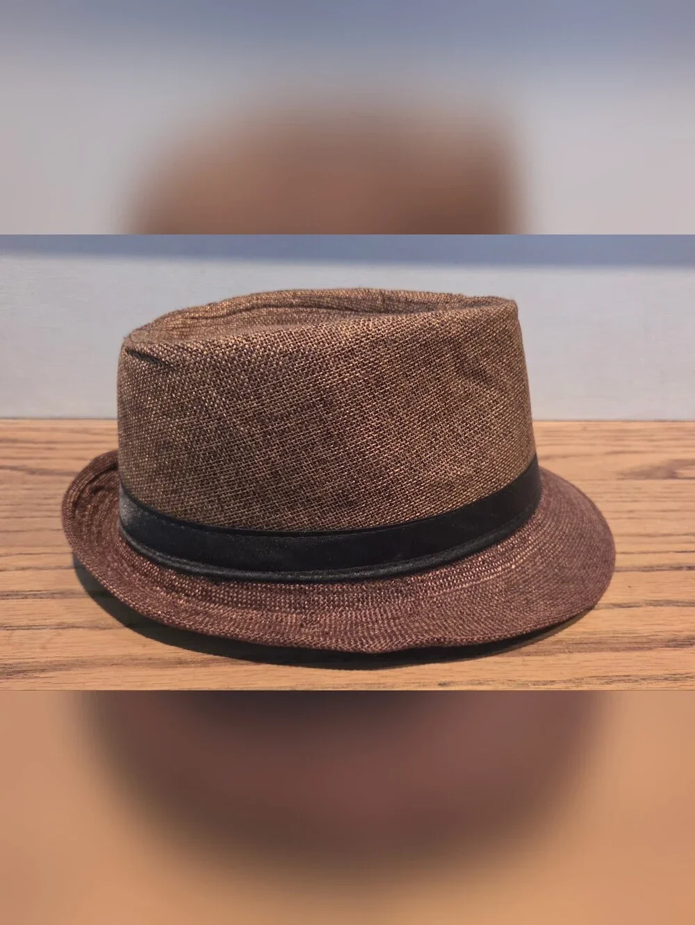 Hat - Boys - Size: Youth - Fedora - Straw - Brown